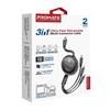 Picture of PROMATE 1.1m 3in1 Ultra-Fast USB-C Retractable Multi-Connector Cable.
