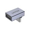 Picture of UNITEK USB-C 90 Degree Right Angle Adapter. Type-C Male to Female.