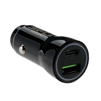 Picture of JACKSON 5.4A Dual Port In-Car Phone Charger with 1x USB-A & 1x USB-C