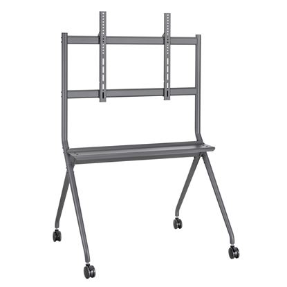 Picture of BRATECK 50-86" Heavy-Duty Studio TV Cart/Trolley. Supports up to 120Kgs