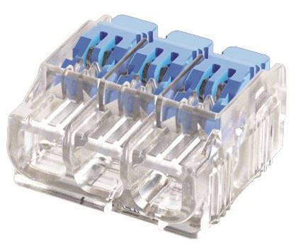 Picture of IDEAL INDUSTRIES 32A 3 Port Wire Connector Gen II Lever. 50pc Jar.