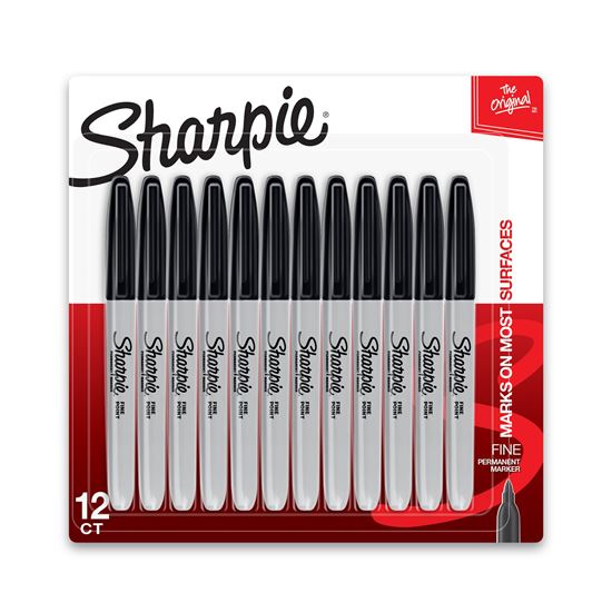 Picture of Sharpie Fine Point Permanent Marker Black 1812419