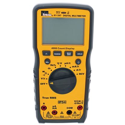 Picture of IDEAL INDUSTRIES 1000V AC/DC Multimeter. CAT IV 600V and CAT III