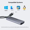 Picture of UNITEK USB-C 10Gbps to NVMe M.2 SSD Enclosure with 30cm USBC to C Cable