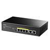Picture of CUDY 6-Port 10/100M Unmanaged PoE+ 60W Desktop Switch in Metal Case.