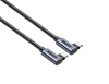 Picture of UNITEK 0.5m 100W Right Angle USB-C to Right Angle USB-C Cable.