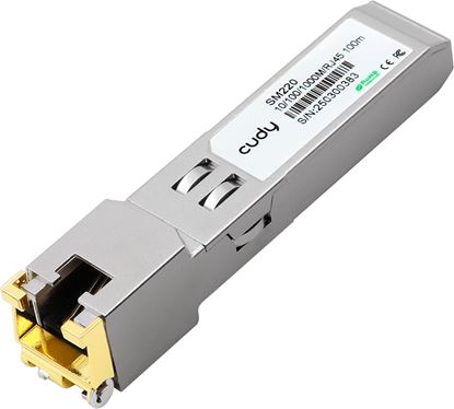Picture of CUDY 1.25G SFP to RJ45 Module SFP-T to 10/100/1000Mbps RJ45