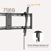 Picture of BRATECK 43"-95" Tilt Slim TV Wall Mount. Supports Up to 75Kgs.