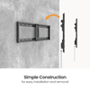 Picture of BRATECK 43"-95" Tilt Slim TV Wall Mount. Supports Up to 75Kgs.