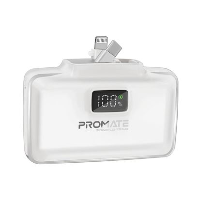 Picture of PROMATE 10000mAh Ultra-Compact Fast Charging Power Bank with In-Built
