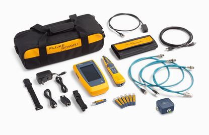 Picture of FLUKE NETWORKS LIQ-200 Duo with IND Etherner Adapter Kit and Probe.