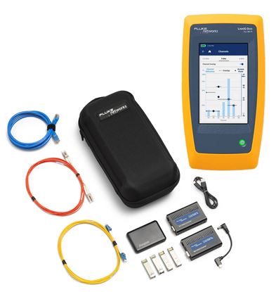 Picture of FLUKE NETWORKS LIQ-200 Duo Kit and Fibre Kit, 1G/10G