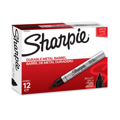 Picture of ##SHARPIE PRO Metal Aluminium Bullet Tip, Black colour (MOQ 12)